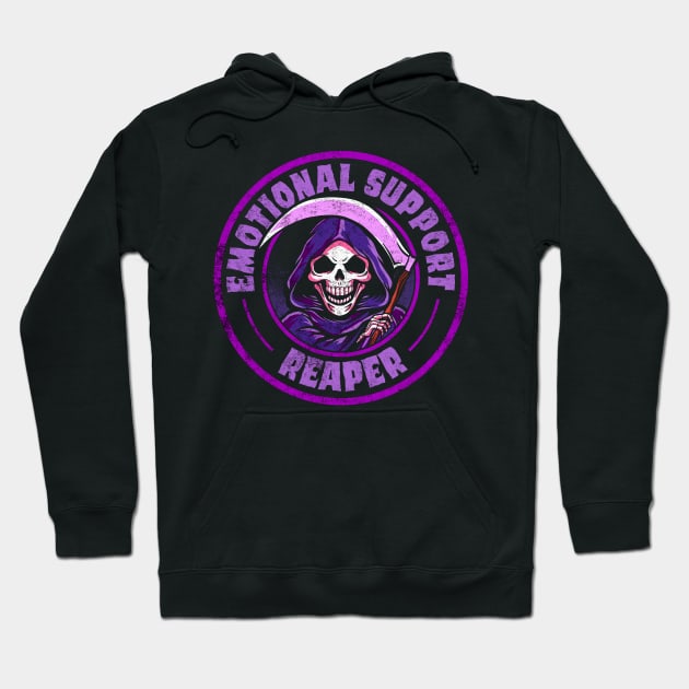 Emotional support reaper Hoodie by FanFreak